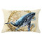 Housse de coussin Baleine coton 50x70 cm - miniature