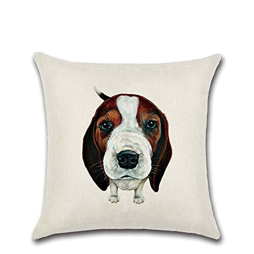 Housse de coussin Chien coton 4 pièces 45x45 cm variant 1 