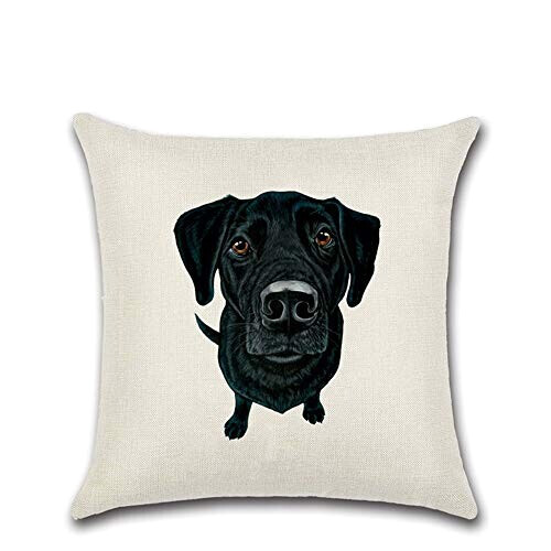 Housse de coussin Chien coton 4 pièces 45x45 cm variant 3 