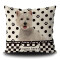 Housse de coussin Chien multi 45x45 cm - miniature