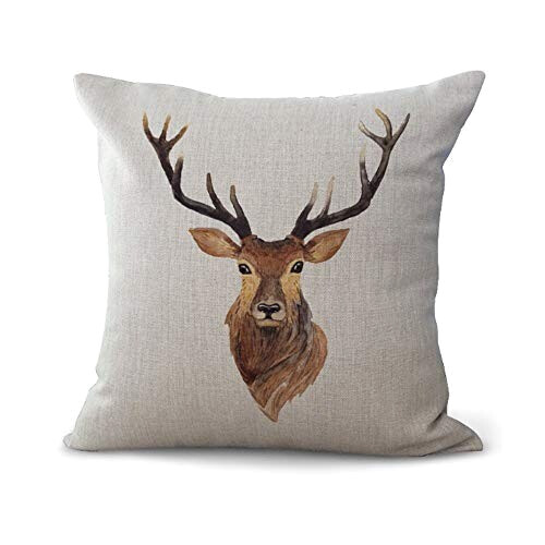 Housse de coussin Cerf 4 pièces 45x45 cm variant 1 