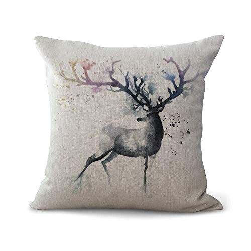 Housse de coussin Cerf 4 pièces 45x45 cm variant 2 