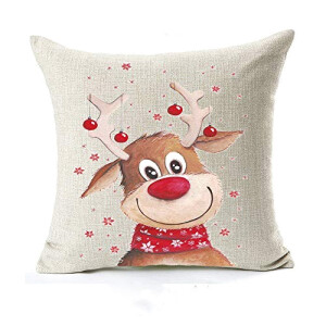 Housse de coussin Cerf 45x45 cm