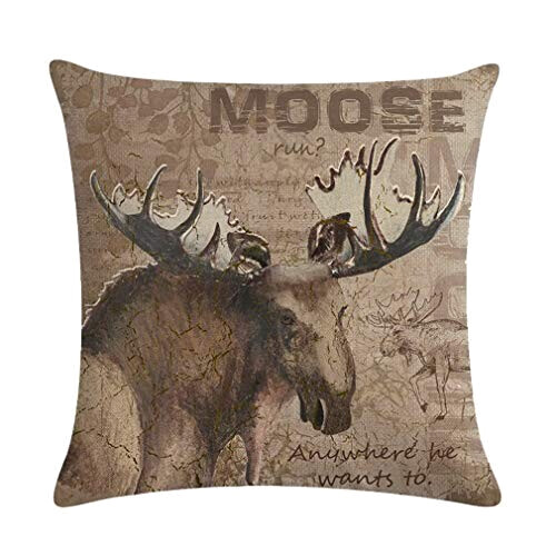 Housse de coussin Cerf 4 pièces 45x45 cm variant 3 