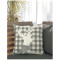 Housse de coussin Cerf gris 40x40 cm - miniature variant 1