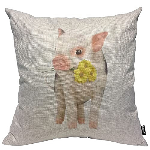 Housse de coussin Cochon image 45x45 cm