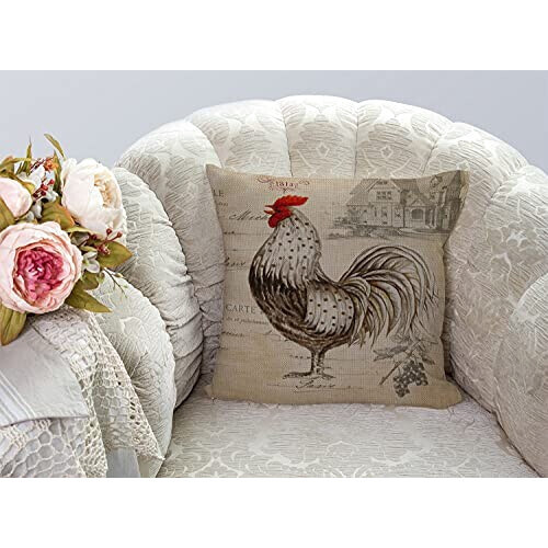 Housse de coussin Coq multi 45x45 cm variant 1 