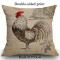 Housse de coussin Coq multi 45x45 cm - miniature variant 1