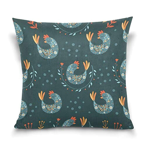 Housse de coussin Coq 41x41 cm