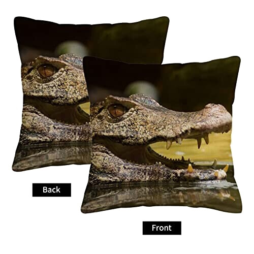 Housse de coussin Crocodile caïman 45x45 cm variant 0 