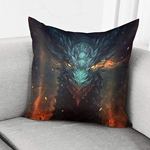 Housse de coussin Dragon cool 45.7x45.7 cm variant 1 