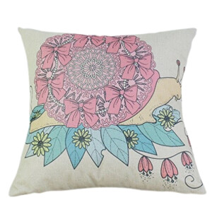 Housse de coussin Escargot 45x45 cm