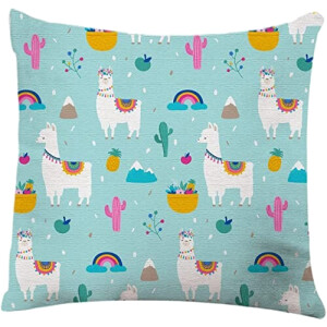 Housse de coussin Lama image 45x45 cm