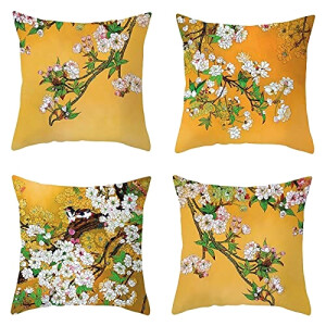 Housse de coussin Oiseau set 45x45 cm