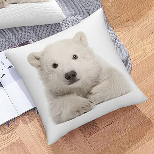 Housse de coussin Ours polaire variant 4 