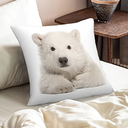 Housse de coussin Ours polaire variant 5 