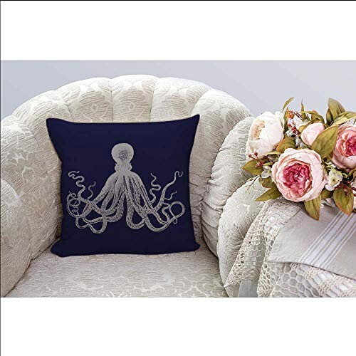 Housse de coussin Pieuvre image 45x45 cm variant 1 