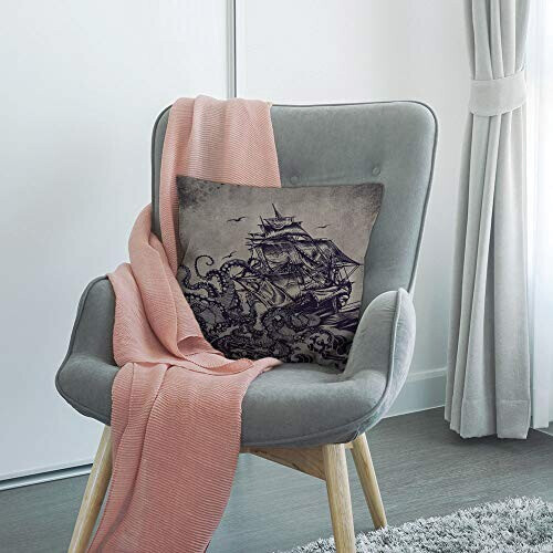 Housse de coussin Pieuvre image 45x45 cm variant 2 