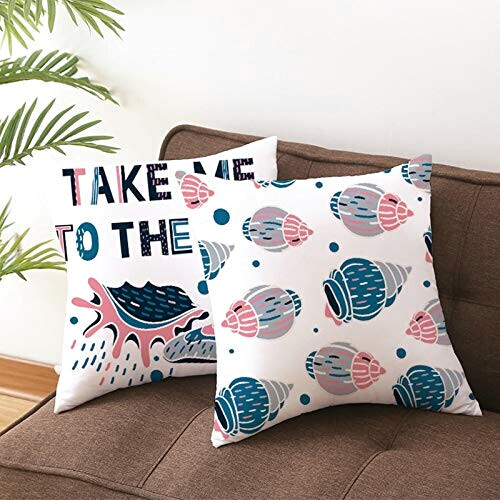 Housse de coussin Poisson style coton 40x40 cm variant 7 