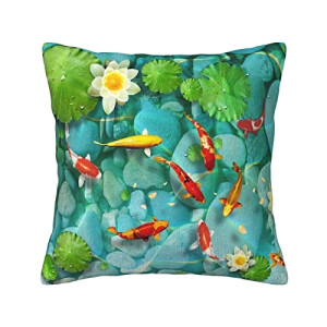 Housse de coussin Poisson 45x45 cm