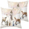 Housse de coussin Renard 2 pièces 45x45 cm - miniature