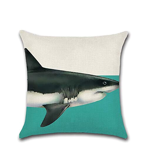 Housse de coussin Requin coton 4 pièces 45x45 cm variant 0 