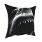 Housse de coussin Requin noir 40.6x40.6 cm - miniature