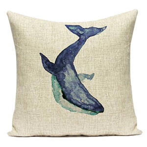 Housse de coussin Requin 45x45 cm