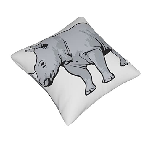 Housse de coussin Rhinocéros noir variant 0 