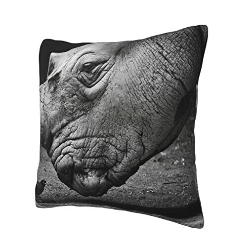 Housse de coussin Rhinocéros noir 30.5x30.5 cm variant 1 