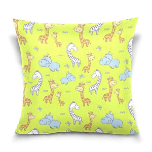 Housse de coussin Rhinocéros 41x41 cm