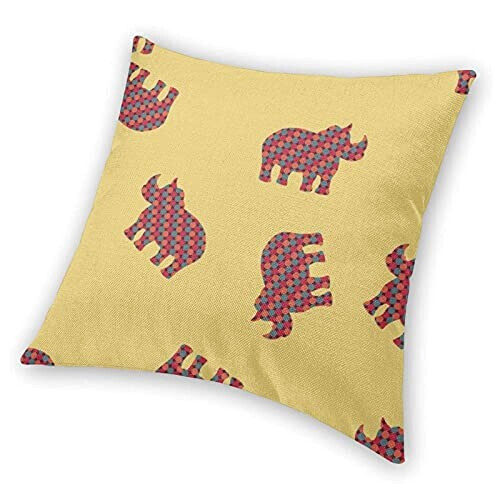 Housse de coussin Rhinocéros 45x45 cm variant 1 