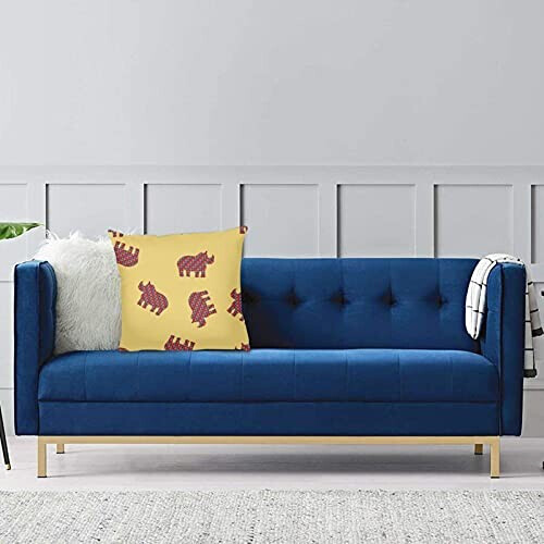 Housse de coussin Rhinocéros 45x45 cm variant 3 