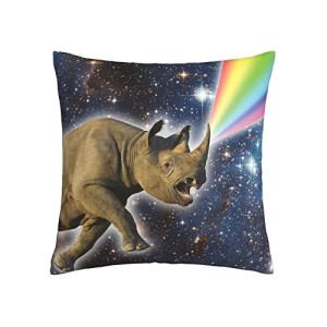 Housse de coussin Rhinocéros 45x45 cm