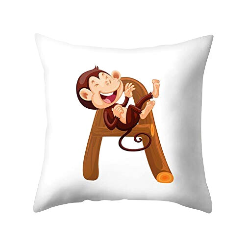 Housse de coussin Singe