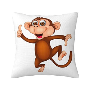 Housse de coussin Singe coquin