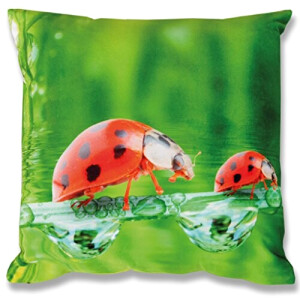 Housse de coussin Coccinelle 40x40 cm