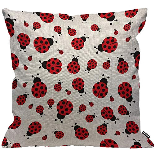 Housse de coussin Coccinelle image 45x45 cm variant 6 