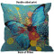 Housse de coussin Papillon multi 45x45 cm - miniature variant 1