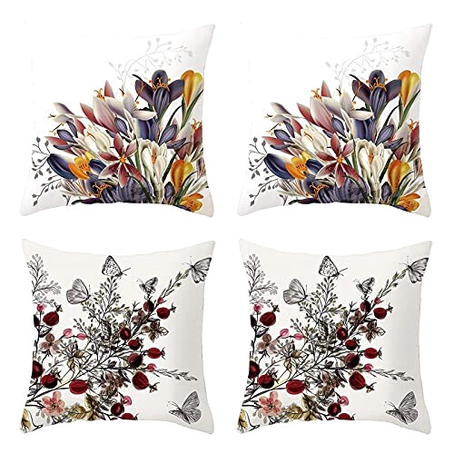 Housse de coussin Papillon set 45x45 cm