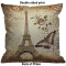 Housse de coussin Papillon multi 45x45 cm - miniature variant 1