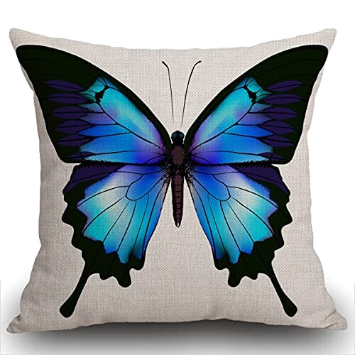 Housse de coussin Papillon multi coton 45x45 cm variant 4 