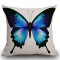 Housse de coussin Papillon multi coton 45x45 cm - miniature variant 5