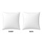 Housse de coussin Scarabée blanc coton 45.7x45.7 cm - miniature variant 2