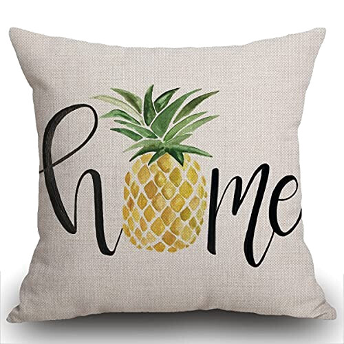 Housse de coussin Ananas multi coton 45x45 cm variant 4 