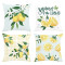 Housse de coussin Citron 4 pièces 45x45 cm - miniature