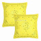 Housse de coussin Citron coton 2 pièces 40x40 cm - miniature