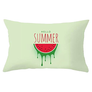 Housse de coussin Pastèque style 30x50 cm