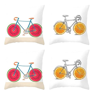 Housse de coussin Pastèque set 50x50 cm