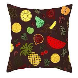 Housse de coussin Pastèque style 50x50 cm